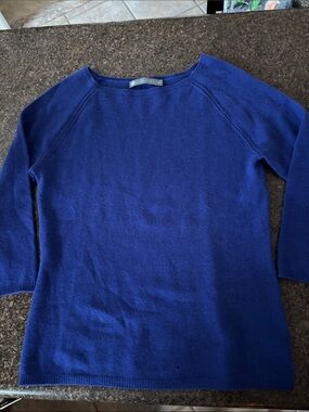InCashmere Ladies Royal Blue Cashmere Sweater-XS